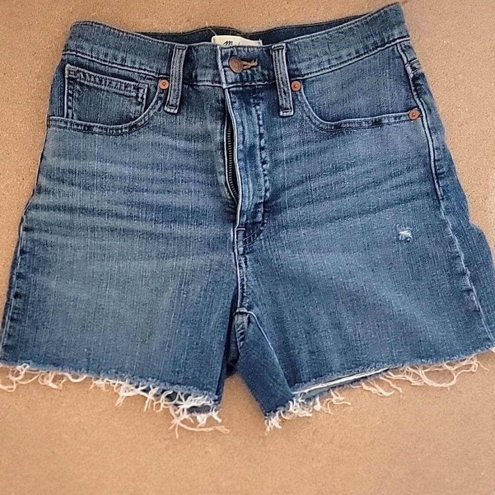 Madewell High Rise Denim Short Women's Size 25